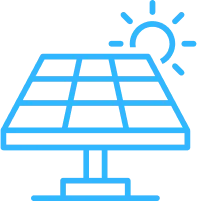 Icône de panneau solaire